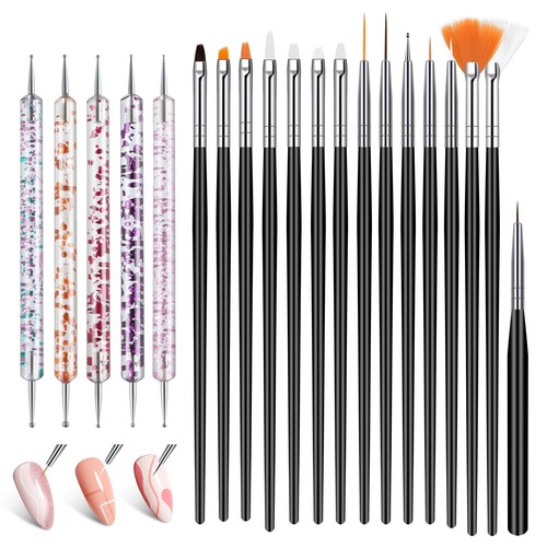 Nail art pennelli unghie - pennelli,