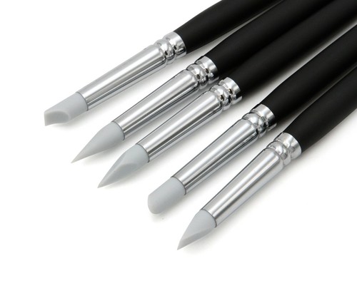Set pennelli silicone 5 - silicone,