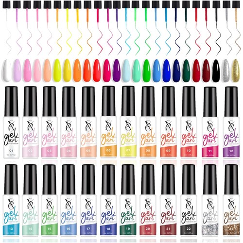 Set fodera gel colori con - set,