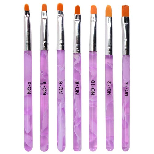 Uraqt set pennelli - pennelli, nail