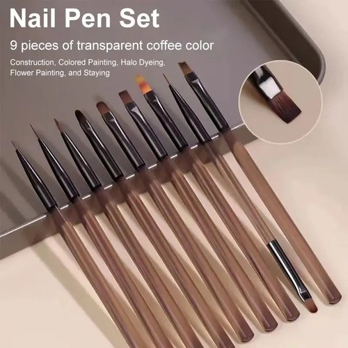 Set pennelli nail art - uv, 9