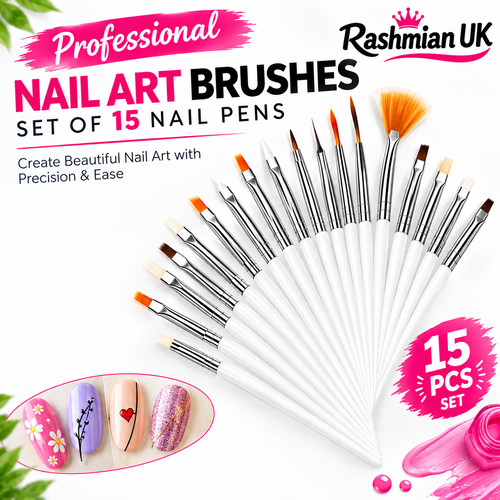 Set pennelli gel nail - art, 15