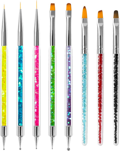 Pennelli unghie gel pezzi - unghie, 8